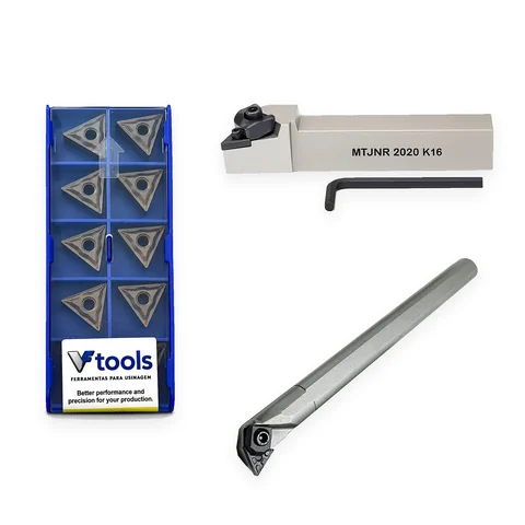 Kit Suporte Interno e Externo + 10 Pastilhas TNMG 160404